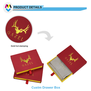Wholesale Custom logo Jewellery Packaging Drawer <b>Box</b> Ring <b>Earring</b> Necklace Bracelet White Cardboard Paper Jewelry <b>Box</b> and Pouch - Product Image 6