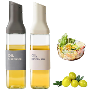 LOVFE Distributeur <span class=keywords><strong>de</strong></span> verre <span class=keywords><strong>de</strong></span> <span class=keywords><strong>cuisine</strong></span> 500ml pour la cuisson transparente, étanche, stockage, <span class=keywords><strong>vinaigre</strong></span>, sauce soja, huile <span class=keywords><strong>de</strong></span> <span class=keywords><strong>coco</strong></span>, huile d'olive-Nouveau - Product Image 1