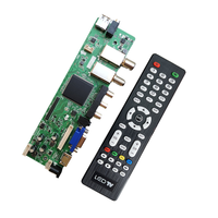 Carte mère universelle pour téléviseur LED DVB-T DVB-S ZS.S663.A01R00, numérique, 14-32 pouces, circuit imprimé LED, provenant de l'usine de cartes mères LED pour téléviseurs