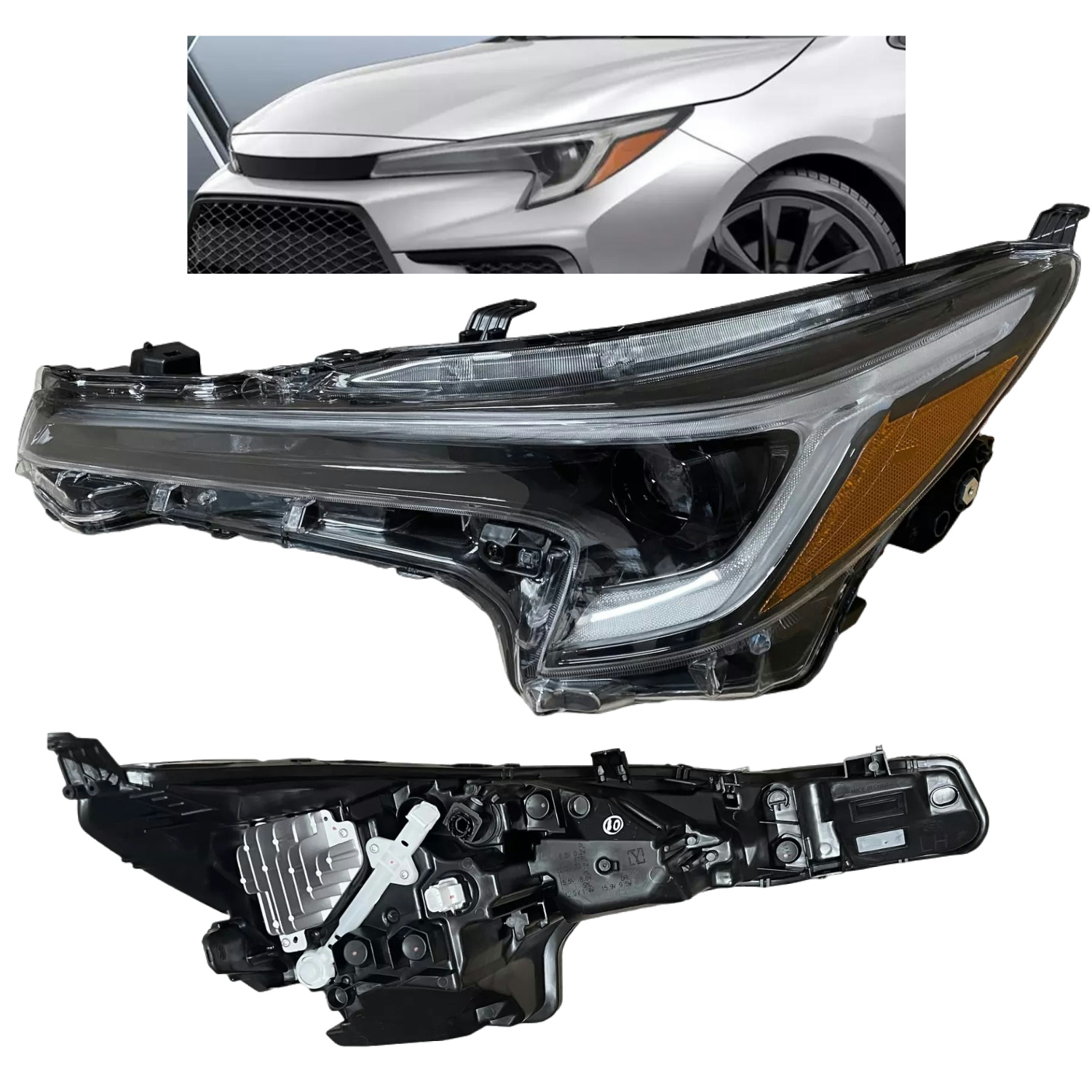 led headlights car corolla