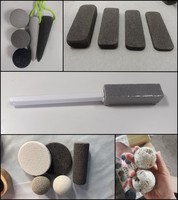 Pierres de lave naturelles poreuses multi-formes pour diffuseur d'huiles essentielles, roche volcanique artificielle pour l'aromathérapie et l'ornementation intérieure