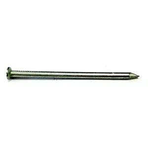 Round Metal Landscape Paver Edging Anchoring Stake 12-Inch Length - Bright Spike Timber Nail Tent Spikes Camping Trapping