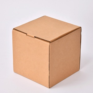 Hộp in ấn gia cố Kraft cốc thủy tinh gấp lưu trữ bao bì giấy 3 lớp hộp sóng - Product Image 5