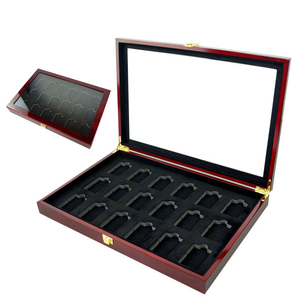 กล่องเก็บไฟแช็คแบบวินเทจเคลือบเงา MDF ลายไม้โรสวูด สำหรับใส่ไฟแช็ค <span class=keywords><strong>Zippo</strong></span> ขนาด 6, 8, 10, 12, 18 ช่อง  ลดราคาพิเศษ - Product Image 4