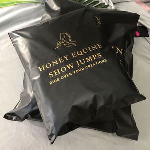 Bolsa de correo blanca con estampado personalizado, bolsa de correo rosa con estampado personalizado - Product Image 2