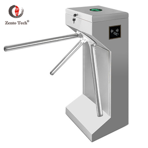 Porte Zento en acier inoxydable 304, contrôle d'accès, capacité -45 ℃   Tourniquet vertical à bras abattant automatique homologué pour l'extérieur, idéal pour les gymnases - Product Image 1
