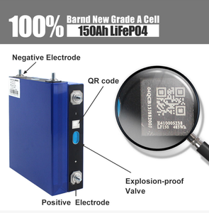 Sel Baterai LiFePO4 EV E 3.2V 150Ah Grade Baru Prismatic untuk Penyimpanan Energi Surya, RV, Kapal Pesiar, Golf Cart, UPS, 10000 Siklus -40C - Product Image 2