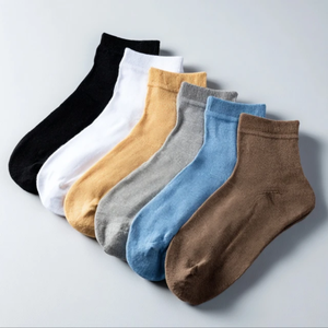 वितरक थोक पैक ने पुरुषों के लिए कपास आकस्मिक खेल मोजे पुरुषों के लिए आरामदायक कम कट मोजे - Product Image 2