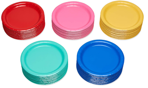 Juego de Vajilla de Papel de Colores Personalizados de Fábrica DAMAI, Platos de Postre de Papel Multicolor de 7 Pulgadas, Juegos de Vajilla para Fiestas de Cumpleaños - Product Image 2