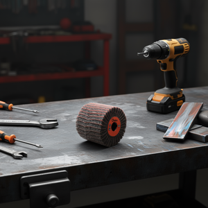 Disque à lamelles Ttake 110x100 mm en tissu mélangé TNT 19 mm pour polissage de trous de serrure - Product Image 3