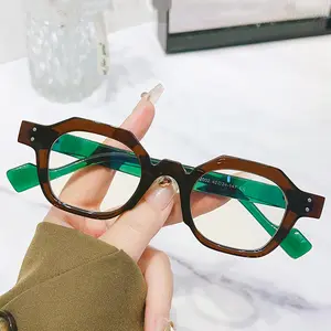 DL GLASSES wholesale irregular eyeglasses thick frame anti blue light computer eyewear fashion trend 2024