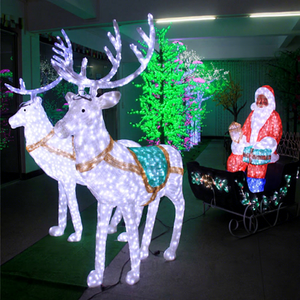 Decoración Navideña de Luces de Santa Claus Personalizada de Fábrica para Proyectos de Paisajismo - Product Image 1