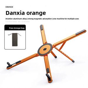 X323 Boneruy E05 Latest Design Aluminum Magnetic Phone Holder Adjustable Tripod <b>Stand</b> 360 Rotating Foldable Desktop <b>Tablet</b> <b>Stand</b> - Product Image 3