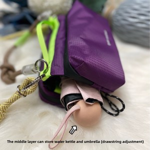Summer Mountain-style Outdoor Crossbody <b>Water</b> <b>Bottle</b> Bag Small Multi-functional Sports Waterproof Commute Travel Large-capacity - Product Image 2