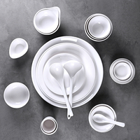 Bols en mélamine de haute qualité de 4.7 pouces soupe alimentaire bol de sauce au riz vaisselle en plastique réutilisable pour les cantines commerciales traiteurs