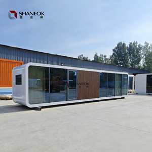 Cabaña Prefabricada Moderna Tipo <span class=keywords><strong>Apple</strong></span>, Casa Modular de Lujo, Villa Vacacional Impermeable, Mini Villa Tipo Cápsula, Vivienda en Complejo Turístico al Aire Libre - Product Image 2