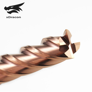 Xdracon Tungsten Carbide Vuông End Mill HRc55 4 Sáo Mill <span class=keywords><strong>Bits</strong></span> Bộ Cho Công Cụ CNC 4/6/8Mm - Product Image 3