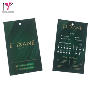 Étiquettes personnalisées MUYANG en tissu tissé, durables, pour perruques et extensions capillaires, à coudre sur casquettes en filet pour la vente - Product Image 1