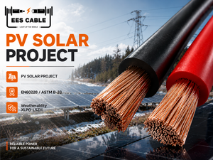 Câble solaire rouge ou noir 4mm/6mm/10mm Fabricants de câbles Pv pour câble de système solaire - Product Image 1