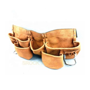Ceinture à <span class=keywords><strong>outils</strong></span> multifonctionnelle de qualité pour électricien, en toile et en <span class=keywords><strong>cuir</strong></span>, pour charpentier - Product Image 2