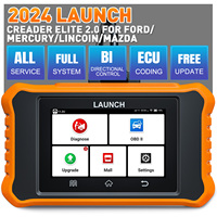 Launch CRE 2,0 para la serie Ford, máquina de herramienta de diagnóstico automático, todos los sistemas, codificación ECU, lector de código OBD2