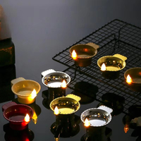Boîte de 12 bougies LED décoratives en plastique pour Diwali, Noël, yoga, maison, lumière chaude, fonctionnant sur piles