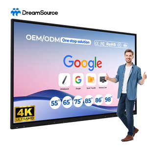 Dre'a'm'source OEM Pizarra Inteligente 4K Schule Electronic Drawing <b>Interactive</b> <b>Board</b> <b>Interactive</b> Whiteboard With Touch - Product Image 2