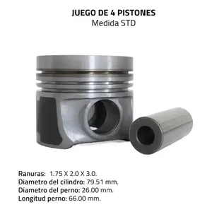 Set di pistoni di alta qualità per VW Vento Polo 4 cilindri 1.6 litri Diesel nuova condizione di ricambio del motore 13/17 - Product Image 4
