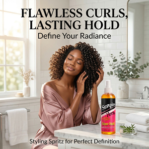 <b>Afro</b> Hair Organic Vegan Styling Spritz Medium Hold Spray Braids <b>Wigs</b> Edge Control No Flaking Fast Dry Professional Salon Product - Product Image 4