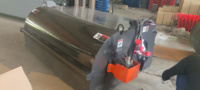 Nouvelle balayeuse à neige rotative motorisée industrielle robuste, balai à neige, balai angulaire, monté sur tracteur, chariot élévateur, chargeuse à pneus