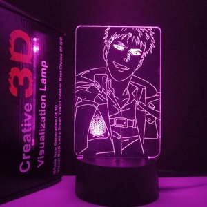 Lámpara Led 3D de <span class=keywords><strong>Batman</strong></span> para vendedores de tienda, Bases de lámpara de noche 3D, multicolor que cambian, Base de lámpara de noche - Product Image 2
