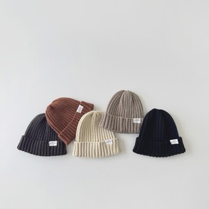 Chapeau en <span class=keywords><strong>laine</strong></span> pour bébé nouveau-né, tout-petit, garçon et fille, style étranger, <span class=keywords><strong>bonnet</strong></span> tricoté chaud uni - Product Image 3