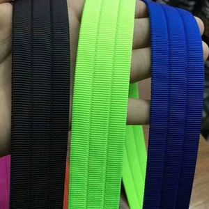 สายรัดโพลีเอสเตอร์สำหรับกระเป๋า สิ่งทอสำหรับบ้าน เข็มขัด สายรัดโพลีเอสเตอร์เลียนแบบไนลอน สายรัดแบบสามร่อง - Product Image 5