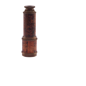 กล้องโทรทรรศน์ทองเหลือง Spyglass ทำด้วยมือ16นิ้วโบราณสโคปทะเลสไตล์วินเทจสำหรับตกแต่งบ้านการผจญภัยกลางแจ้งงานฝีมือโลหะ - Product Image 1