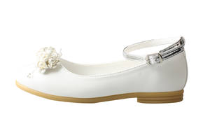 Sandales plates d'été en pu pour filles, chaussures plates laser à friction supérieure en tpr beige pu - Product Image 6