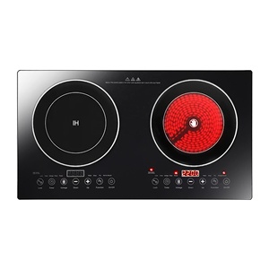 <span class=keywords><strong>Placa</strong></span> de Inducción Doble Integrada y de Sobremesa de 3500W con 2 Hornillas, Precio de Fábrica - Product Image 2