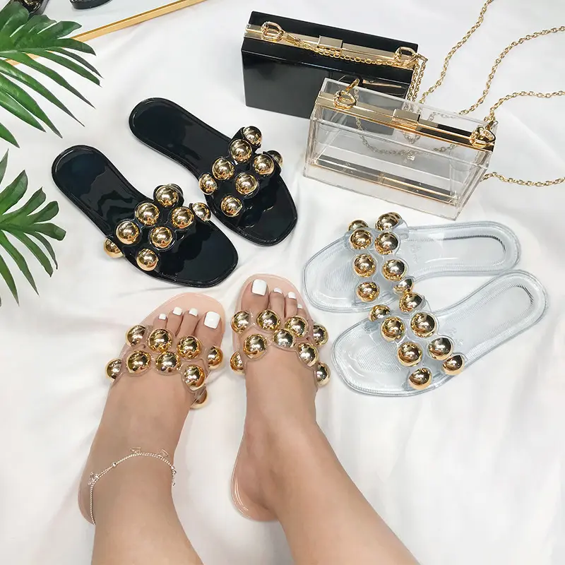 2021 Dames Slides Hoge Kwaliteit Wholesale Crystal Slipper Mode Dagelijks Leven Vrouwen Diamant Sandalen Dames Slippers