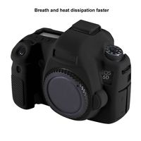 Vente chaude - Étui de protection en silicone souple PULUZ pour appareil photo reflex numérique Canon EOS 6D