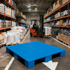 Nem dayanıklı plastik tepsi, süpermarket depoları ve fabrika yükseltilmiş baz endüstriyel tepsiler için büyük boy 1200*600*140mm - Product Image 5