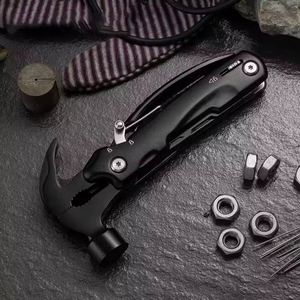 Ensemble d'outils multifonctionnels portables 12 en 1 pour l'extérieur - Pince pliante, tournevis, couteau, ciseaux, marteau pour le camping et les situations d'urgence - Product Image 4