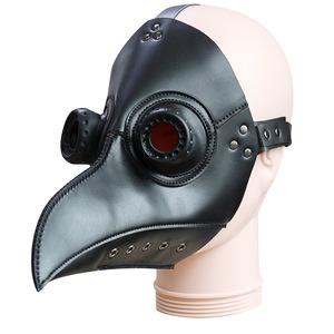 Masque de docteur de la peste à bec de oiseau, taille unique, noir, accessoire de costume pour Halloween et fêtes costumées - Product Image 5