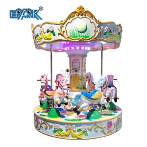 Amusement Arcade Game Machine Kiddie Indoor Buitenspeeltuin Kiddie Ritten Carrousel Paard - Product Image 2