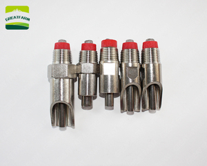 Abbeveratoio Automatico per Suini in Acciaio Inox 304 Durevole, Stile Tappo Rosso, Risparmio Idrico per Bestiame Suino - Product Image 1