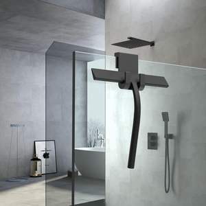 Superventas: Limpiacristales de silicona para ducha con gancho, para limpieza de vidrios en el baño - Product Image 2