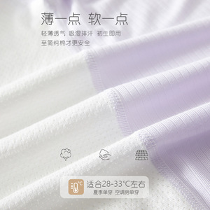 Combinaison à manches longues pour bébé, tricotée finement, unisexe, respirante, dos en maille, combinaison d'été - Product Image 3