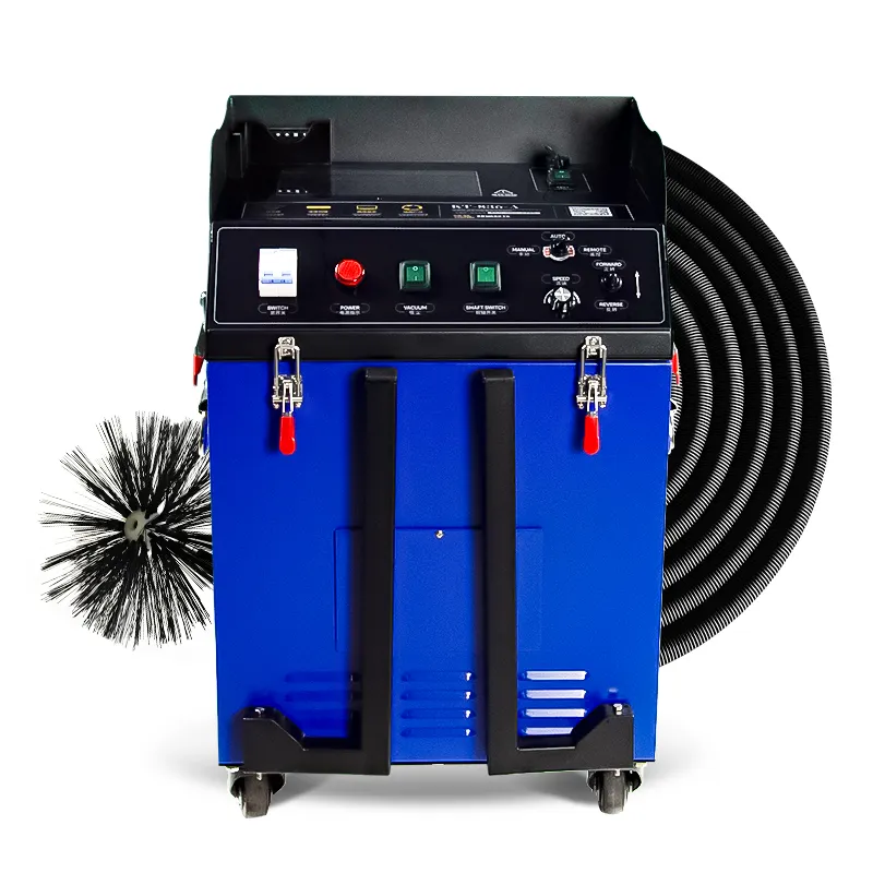 Оборудование для очистки воздуховодов HVAC AC, машина для очистки гибких валов