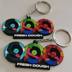 OEM Custom Soft PVC Keychain Keyring Eco-Friendly Zinc Alloy Printed Opp Bag Personalized Promotional Carabiners Custom Rubber