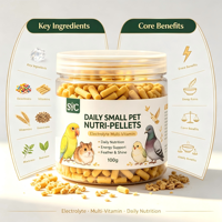 Complément Naturel OEM ODM 100g Granulés Multivitaminés Électrolytiques pour Petits Animaux Favorisant la Mémoire et l'Amélioration du Sommeil Durée de Conservation de 18 Mois