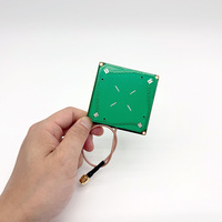Antenne PCB UHF RFID TH008P 5dBi à circuit imprimé double couche circulaire 80*80*14mm pour la vente au détail intelligente