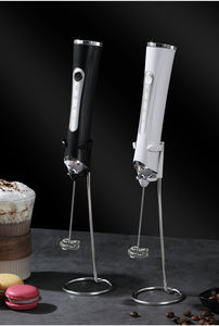 USB قابلة لإعادة الشحن مصغرة الكهربائية الشاي القهوة خفاقة 3 سرعات الفولاذ المقاوم للصدأ الحليب المزبد حقيبة حلاقة رغوة الكلاسيكية تشمل خلاط رغوة - Product Image 3